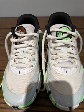 Puma Kids Sneakers White Black Lime Green
